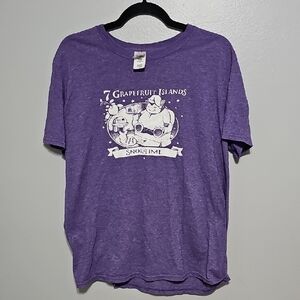 Purple Pokemon Snorlax L Graphic T-Shirt
